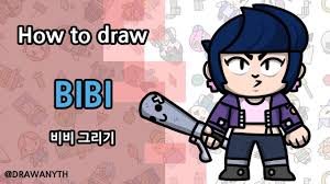 Grab your pen and paper and follow along as i guide you through these step by. How To Draw Bibi Brawl Stars New Brawler Youtube