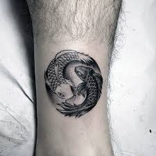 This small yin yang tattoo and the high heels gives us a hint of an idea that woman may have a business side and fun side. 60 Yin Tang Tattoos For Men Contrasting Chinese Designs