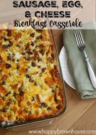 Sausage Egg And Cheese Breakfast Casserole Recipe Breakfast Recipes Casserole Overnight Breakfast Casserole Breakfast Casserole