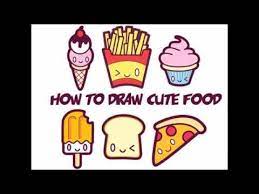 Teach food with 62 food flashcards for kids! How To Draw Kawaii Food Easy Step By Step For Kids And Beginners Drawing Cute Food Youtube