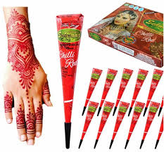 Vimal S Sehnaaz Instant Chili Red Golecha Henna Mehandi Etsy