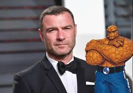 Is he playing Taskmaster or Ben Grimm/The Thing?