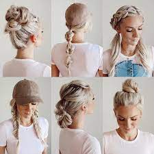 A New Hair Tutorial Is Up For 12 Gym Working Hairstyles Here Are 6 Of Them I Filmed This Hair Tutor Hair Tutorial Sporty Hairstyles Work Hairstyles
