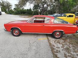Image result for Bright Red 1966 Barracuda