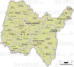 Obtenez des faits et de la liste des grandes villes dans l'ain. Carte Des Villes De L Ain Carte De France Region Carte Cartes De Ville