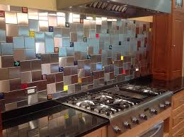 This contemporary beach style kitchen has a white glass subway tile as a backsplash. Colorful Glass Accent Tiles In Backsplash By Uneek Glass Fusions Contemporary Kitchen Sacramento By Uneek Glass Fusions Houzz