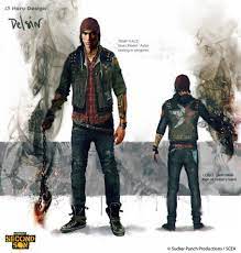 Final Concept Of Delsin Rowe : r/infamous