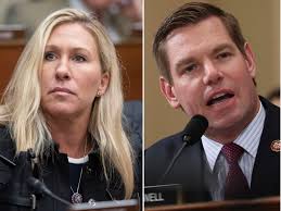 Marjorie Taylor Greene attacks Eric Swalwell with 'Chinese spy' affair rumor