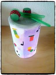 Le Tambour Boites De Lait Pour Bebe Dessin Avec De La Peinture Boite De Lait