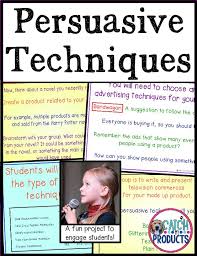 Persuasive Techniques In Advertising Powerpoint Persuasive Techniques Teaching Writing Elementary Elementary Writing
