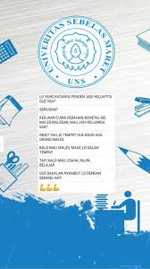 Universitas sebelas maret biasa disingkat sebagai uns, atau universitas sebelas maret adalah salah satu universitas negeri di indonesia yang berada di kota sura. Katanya Mau Masuk Uns Motivasi Belajar Buku Remaja Kutipan Motivasi Sukses