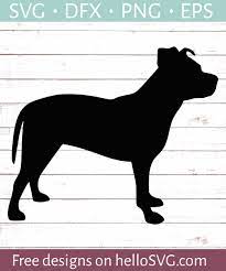 Download Pitbull Silhouette Svg Free Svg Files Hellosvg Com