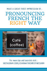 French Pronunciation French Video French Vocabulary Coffee In French Learn French The Easy Way Pro Learn French Learn A New Language Learn To Speak French