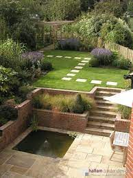 4 Relaxing Tips Simple Garden Ideas How To Build Little Garden Ideas Fairy Tales Dream Backyard G Sloped Garden Modern Garden Landscaping Garden Design Layout