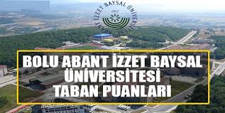 Üniversite adı bölüm puan yılı puan türü kont. Bolu Abant Izzet Baysal Universitesi Taban Puanlari 2019
