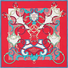 La Maison Des Carres Hermes L Instruction Du Roy Silk Scarf Design Hermes Scarf Art Scarves
