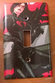 Gi Joe Baroness Comic Book Light Switch Cover Etsy Light Switch Covers Book Lights Light Switch