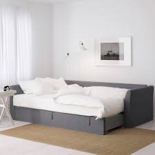 Ikea Holmsund Eckbettsofa Nordvalla Mittelgrau In 2020 Bettsofa Ikea Bett Ecksofa