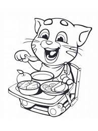 Baby learning learning colors toms running children racing toddlers boys kids. Talking Tom Coloring Pages Free Printable Coloring Pages For Kids