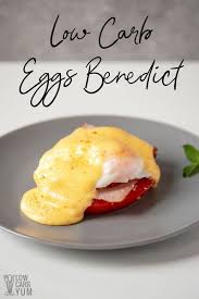 Easy Keto Eggs Benedict With Hollandaise Sauce Recipe Low Carb Keto Recipes Adkins Recipes Recipes