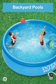 Set Up A Swimming Pool In Your Backyard With Above Ground Pool Ideas For Chilled Out Summer Activities Backyard Fun In Ground Pools Diy Pool