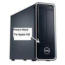 Use the eject button it is the easiest and simplest method of ejecting the dvd tray. Solved Location Of Cd Dvd Drive On Inspiron 660s Desktop Model Dell Community