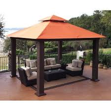 Stc 12 X 12 Ft Seville Gazebo Walmart Com Backyard Gazebo Patio Gazebo Canopy Outdoor
