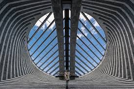 Villages at the foot of the swiss alps have been familiar. Chiesa Di San Giovanni Battista Von Mario Botta Fokusblick
