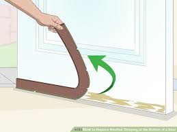 While rubber seals usually stay in one piece, you may need to pull foam off in several pieces. How To Replace Weather Stripping At The Bottom Of A Door
