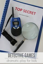 Detective Games Simple Play Ideas For Kids One Perfect Day Detective Game Babysitting Games Babysitting Fun