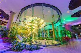 This Mall In Bangkok Has A Stunning Indoor Waterfall Indoor Waterfall Air Garden Open Air