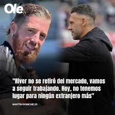 🎙️🇮🇩 MARTÍN DEMICHELIS, SOBRE LA POSIBILIDAD DE INCORPORAR MÁS REFUERZOS  🗣️ "River no se retiró del mercado, vamos a seguir trabajando. Soy muy  cuidadoso, no me gusta hablar de cosas hipotéticas para