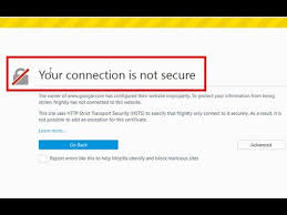 Fix Your Connection Is Not Secure Error Code Mozilla Pkix Error Not Yet Valid Issuer Certificate Youtube