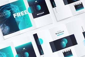 Free A4 Trifold Brochures Mockup Psd Brochure Mockup Psd Trifold Brochure Brochure Mockup Free