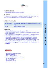 More information is available in the different sections of the szse sme corp governance page, such as: Sme Corporation Malaysia Pestech Sdn Bhd