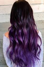 Black And Dark Purple Hair The Packed Collection Of The Most Vivid Purple Ombre Hair Ideas Hair Dye Tips Hair Color For Black Hair Purple Ombre Hair