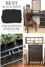 Best Black Paint For Furniture Salvaged Inspirations Black Painted Furniture Painted Furniture Furniture