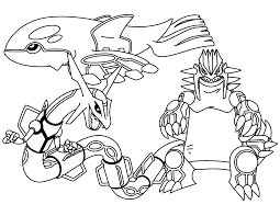 Free, printable coloring pages for adults that are not only fun but extremely relaxing. Legendary Pokemon Coloring Pages Rayquaza Coloring4free Coloring4free Com