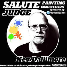 We save the best for last... Rounding off our Magnificent Seven, it's our  final judge to announce for the SALUTE 52 Painting Competition