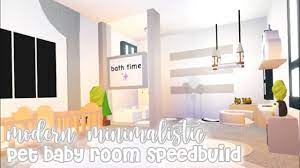Oct 22 2020 explore marty dorgan s board adopt me house ideas on pinterest. Modern Minimalistic Futuristic House Pet Baby Room Speed Build Roblox Adopt Me Youtube