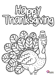 Free And Printable Happy Thanksgiving Coloring Page Cute Turkey Gobble Ti Happy Thanksgiving Coloring Pages Thanksgiving Coloring Page Turkey Coloring Pages