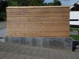 14 Lamellenwand Sichtschutz Lamellenwand Gartensichtschutz Vorgarten