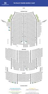 Palace Theatre Seating Chart Theatre Theater Seating Palace