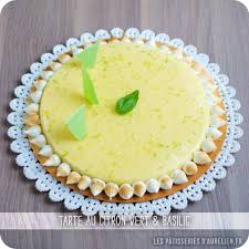 Les Patisseries D Aurelien Tarte Au Citron Vert Et Basilic Tarte Au Citron Vert Tarte Au Citron Citron Vert