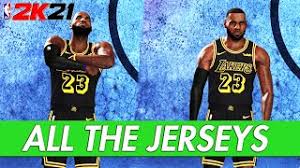 The official online store of the nba is here with all the latest los angeles lakers swingman jerseys in a variety of sizes and designs. Nba 2k21 All Team Jerseys Uniforms In The Game Youtube