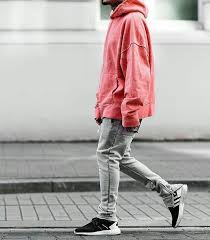 Love This Look Oversized Sweater Hoodie Streetwear Skinny Grey Jeans Runners Sneakers Street S Mens Fashion Sweaters Mens Fashion Denim Oversized Sweater Men