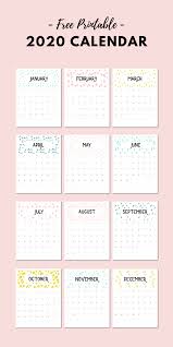 Turn your favorite quote into a stunning bookmark with canva's collection of bookmark templates. Free Printable 2020 Calendar Gathering Beauty