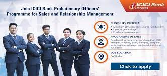 Operations manager bank job description. Icici Bank Recruitment 2021 For Probationary Officers Po Sales Officer