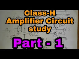 The classes are related to the time period that the active amplifier device is passing current. Class H Amplifier Circuit Study Part 1 Youtube