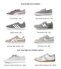 Most comfortable shoe brands reddit. Gray Suede Low Sneakers Infographic Malefashionadvice